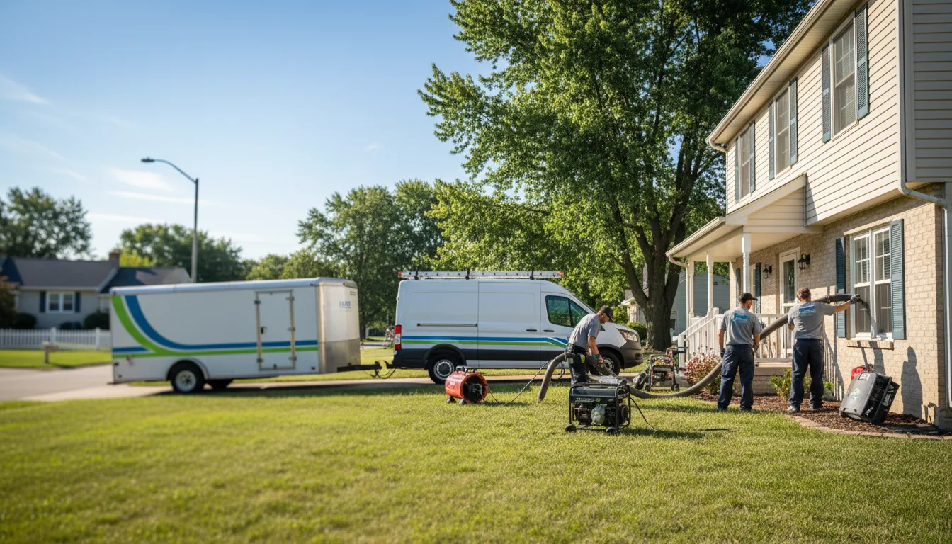 Flooded Basement Restoration And Cleanup With Repair in Shreve, OH near me